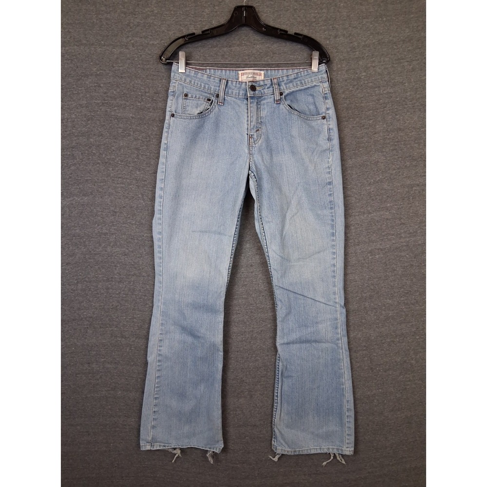 Levis Womens Jeans Misses‎ 4 Light Blue Denim Low Rise Bootcut Western Rodeo